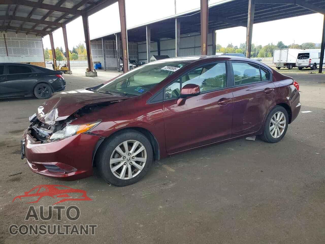 HONDA CIVIC 2012 - 19XFB2F82CE381102