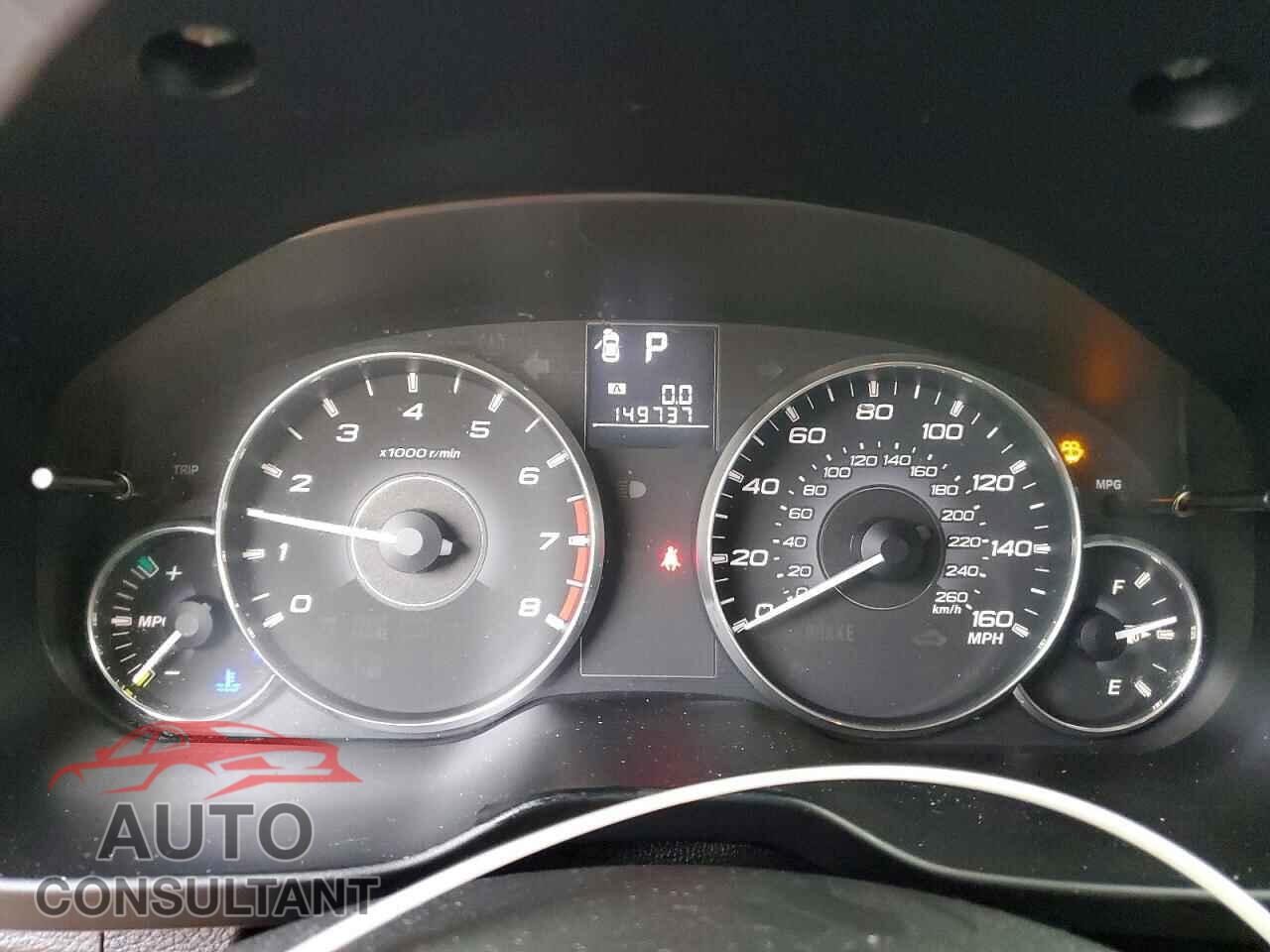 SUBARU LEGACY 2012 - 4S3BMDK69C2022433