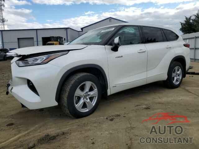 TOYOTA HIGHLANDER 2020 - 5TDBBRCH0LS510844