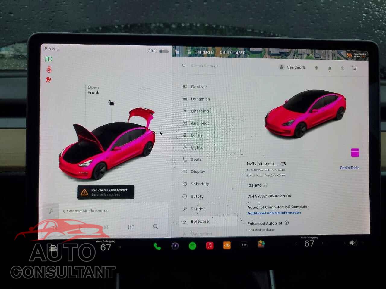 TESLA MODEL 3 2018 - 5YJ3E1EB2JF127804