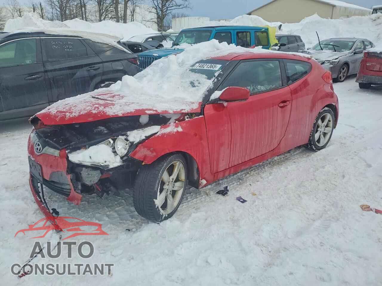 HYUNDAI VELOSTER 2012 - KMHTC6AD6CU027995