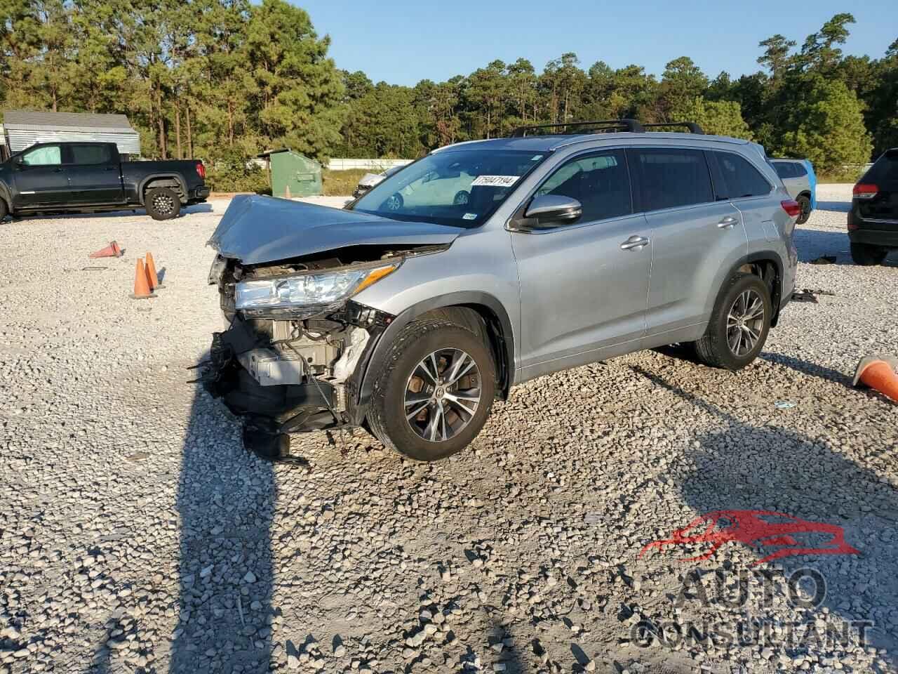 TOYOTA HIGHLANDER 2017 - 5TDZZRFHXHS233794