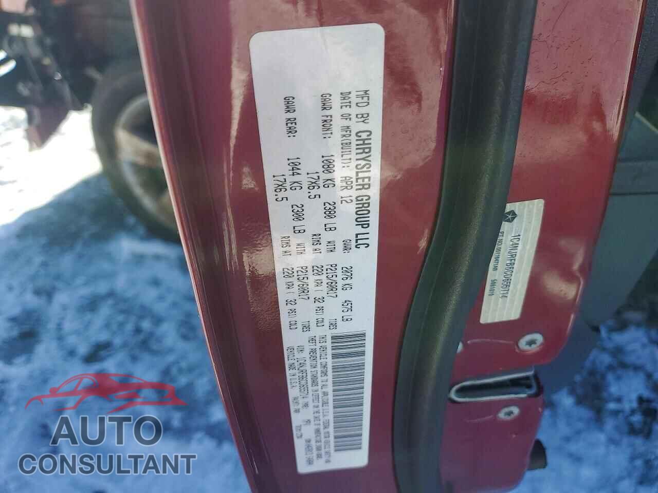 JEEP PATRIOT 2012 - 1C4NJRFB6CD655714