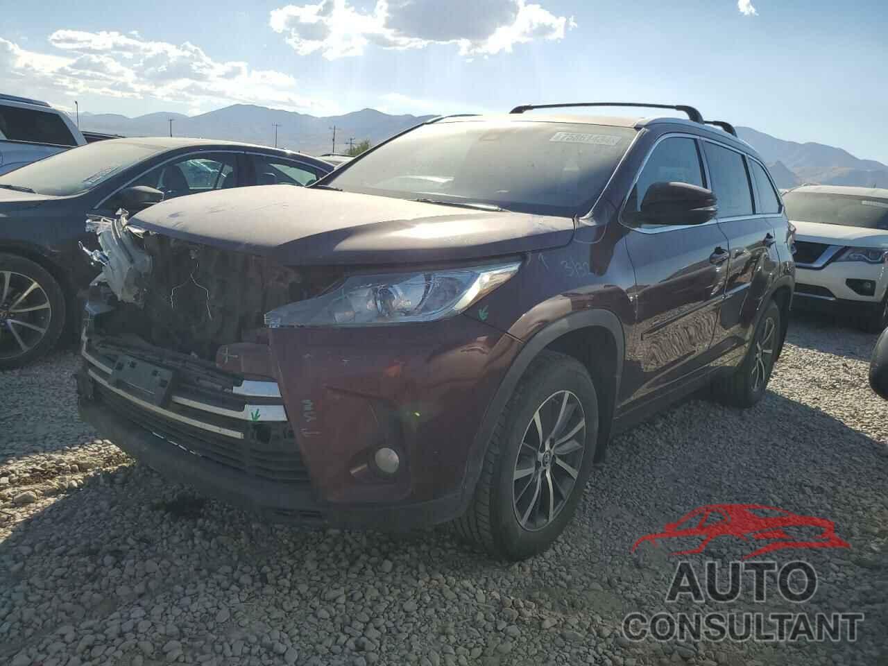 TOYOTA HIGHLANDER 2018 - 5TDJZRFH1JS898909