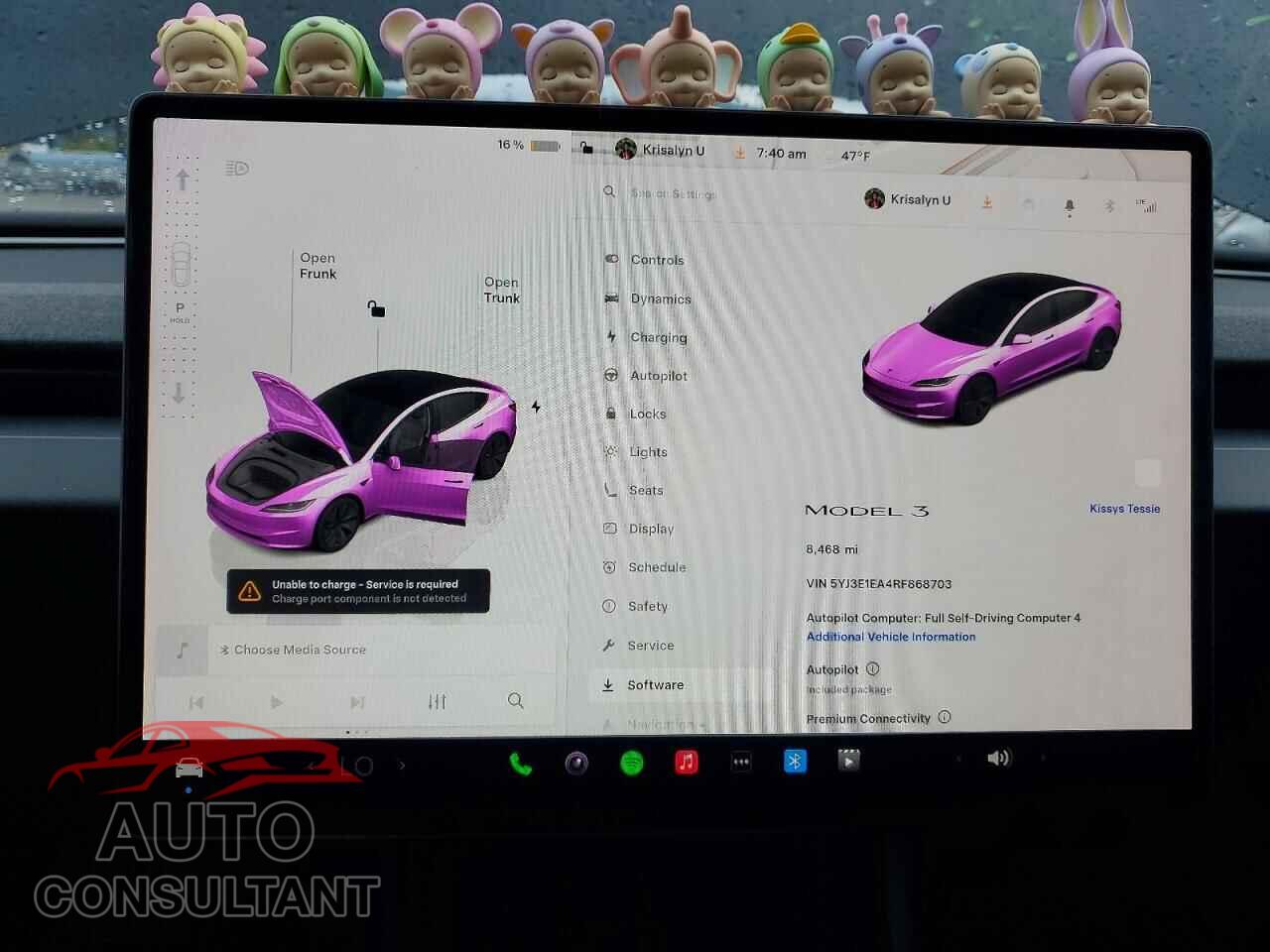 TESLA MODEL 3 2024 - 5YJ3E1EA4RF868703