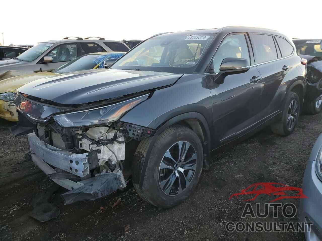 TOYOTA HIGHLANDER 2022 - 5TDGZRBH1NS184512