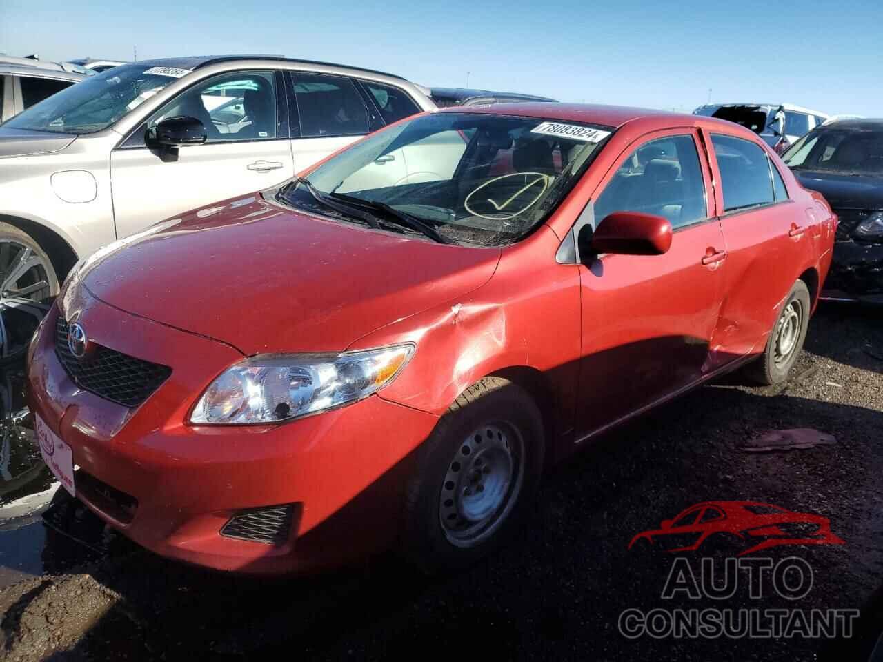 TOYOTA COROLLA 2009 - JTDBL40E99J032746