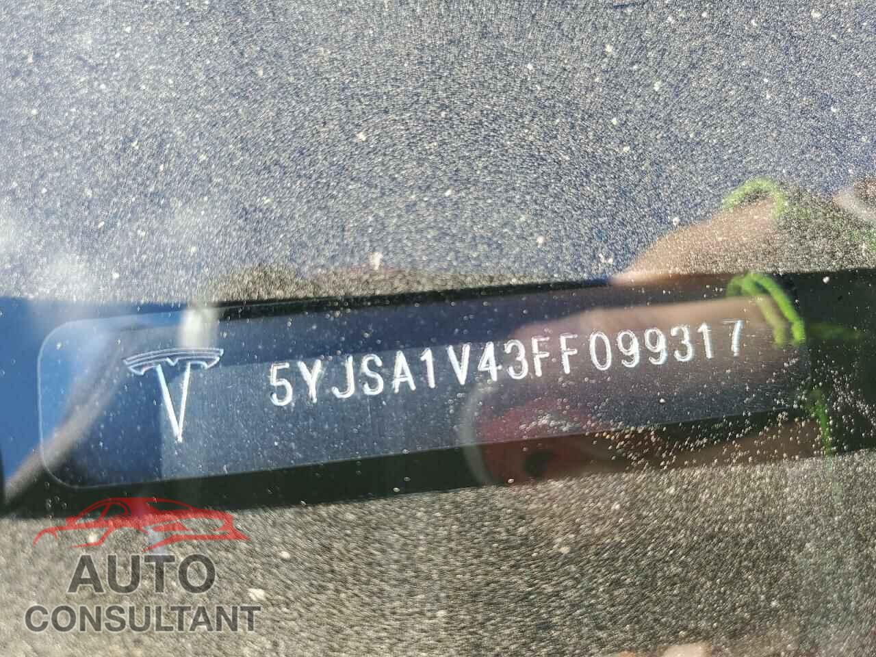 TESLA MODEL S 2015 - 5YJSA1V43FF099317