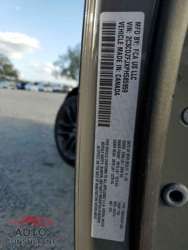 DODGE CHALLENGER 2023 - 2C3CDZFJXPH585959