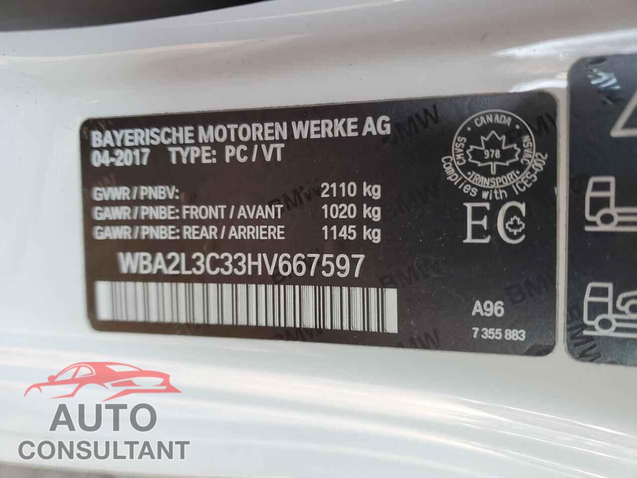 BMW M2 2017 - WBA2L3C33HV667597