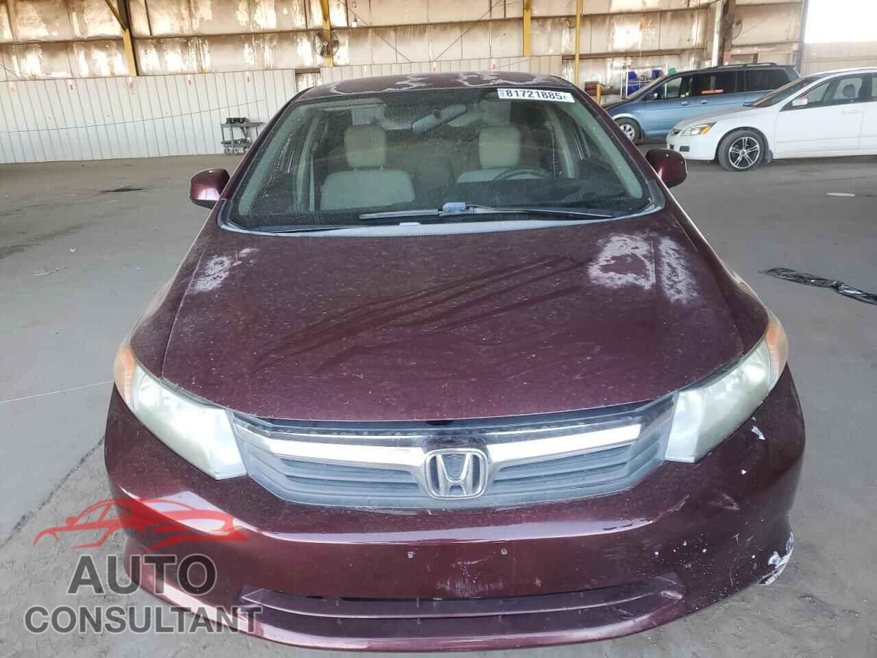 HONDA CIVIC 2012 - 2HGFB2F57CH586703