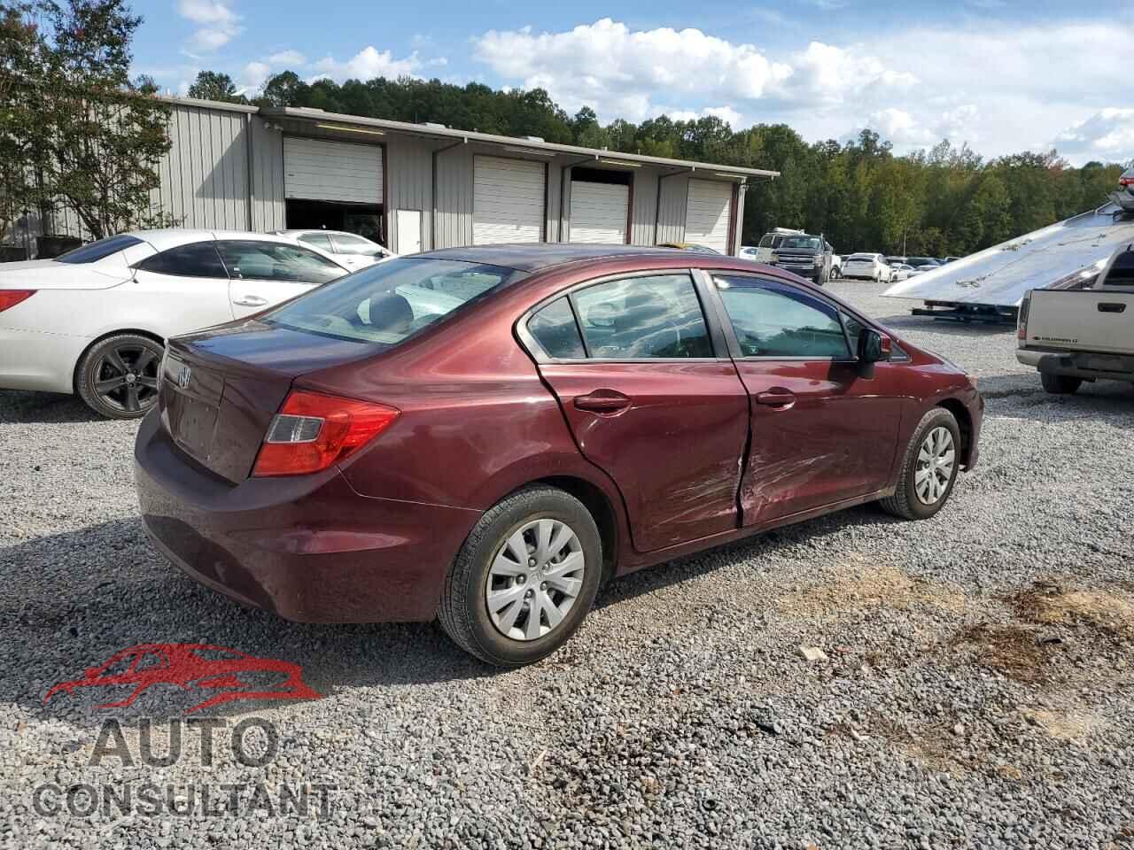 HONDA CIVIC 2012 - 19XFB2F58CE090867