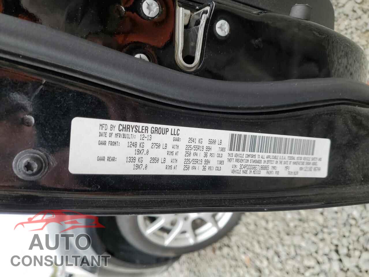 DODGE JOURNEY 2014 - 3C4PDDDG6ET186865