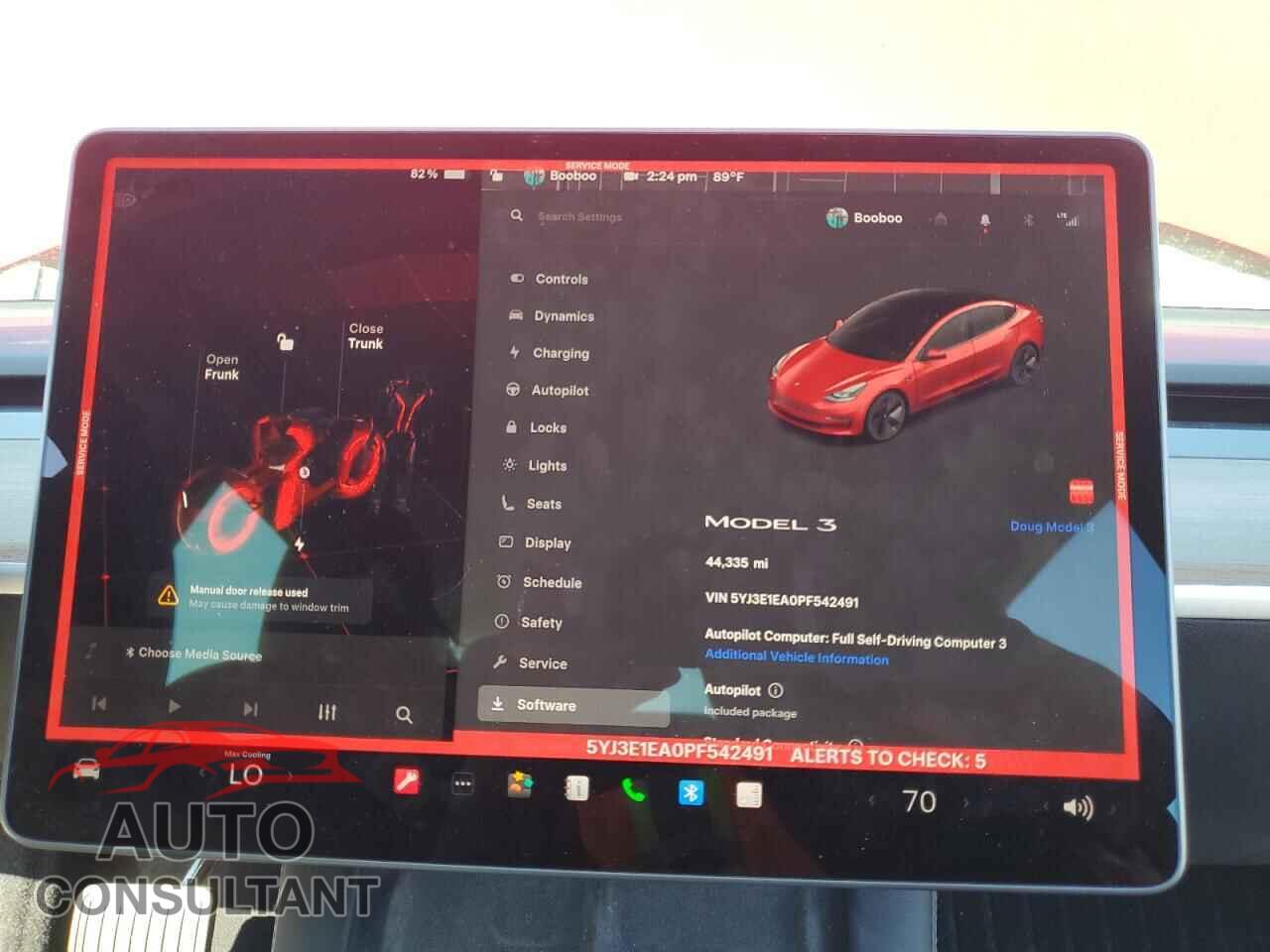 TESLA MODEL 3 2023 - 5YJ3E1EA0PF542491