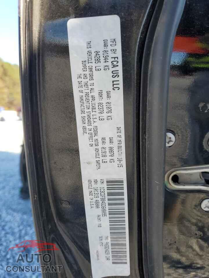 DODGE DART 2016 - 1C3CDFBB4GD608095