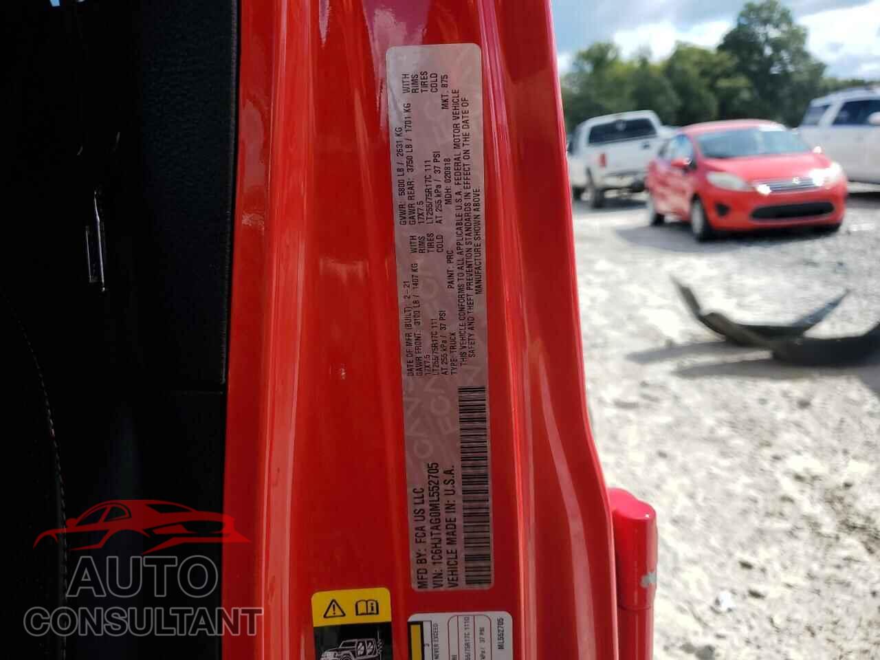 JEEP GLADIATOR 2021 - 1C6HJTAG0ML552705