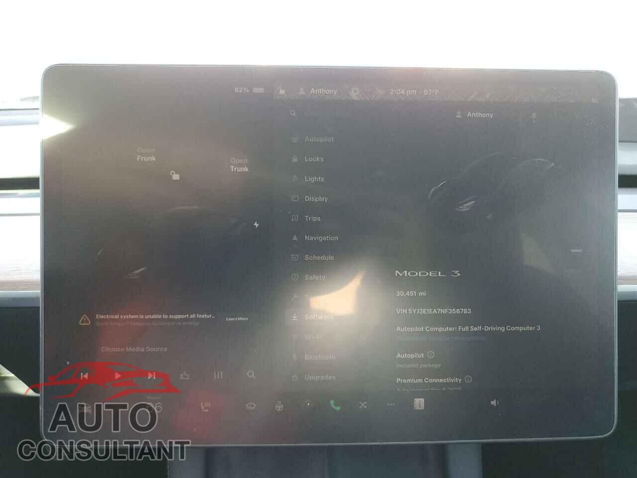 TESLA MODEL 3 2022 - 5YJ3E1EA7NF356783