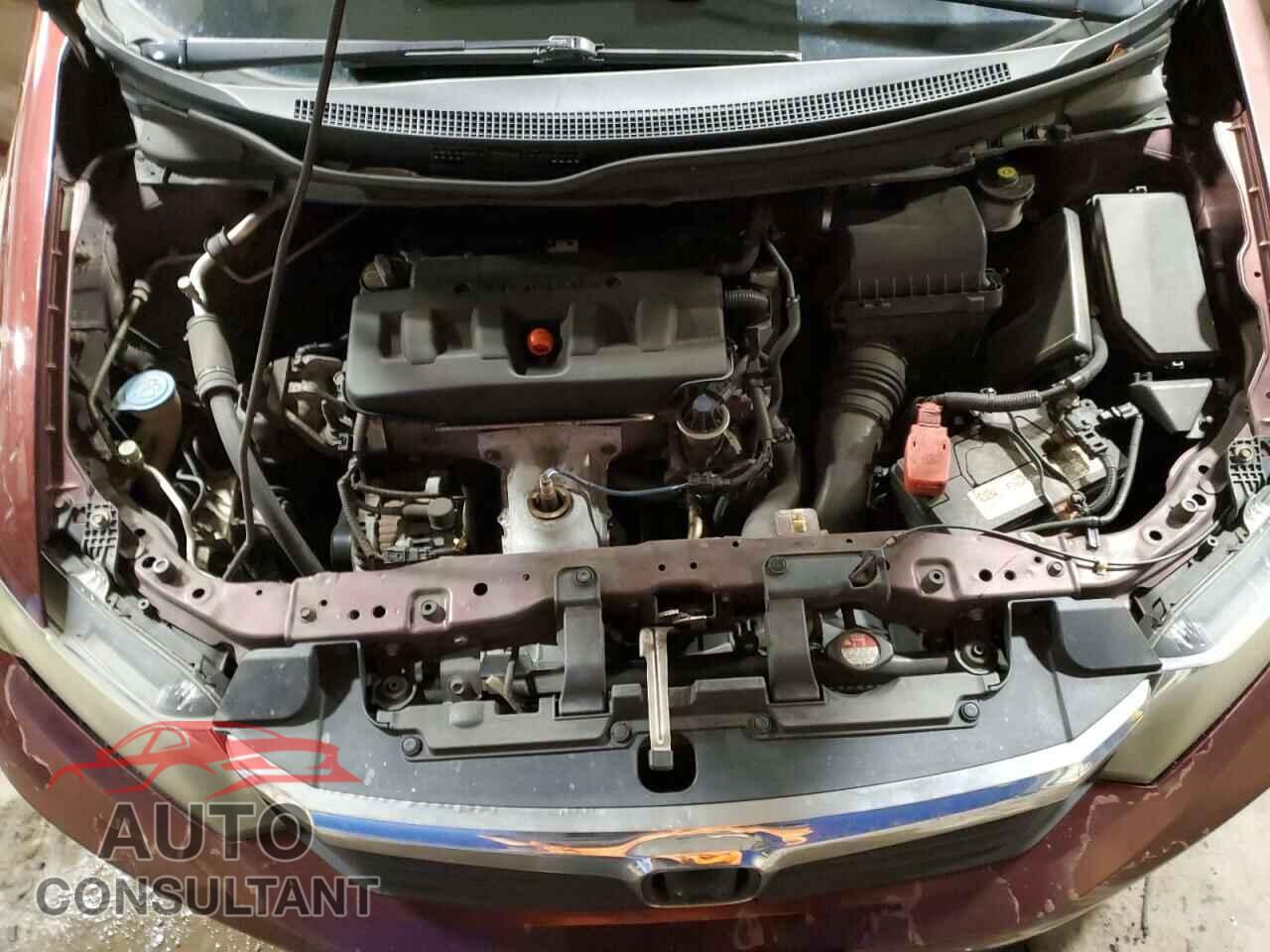 HONDA CIVIC 2012 - 19XFB2F56CE377110
