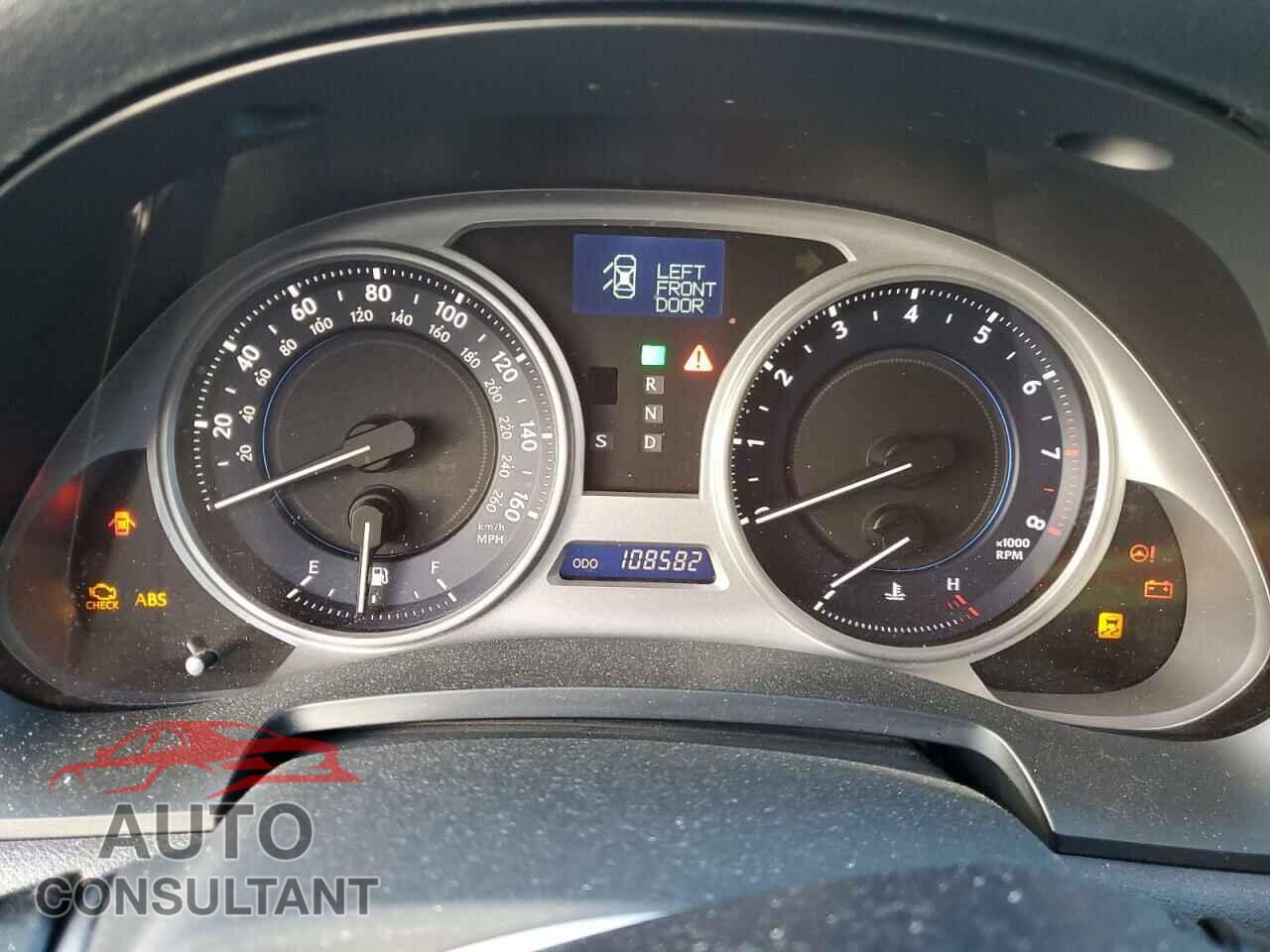 LEXUS IS 2009 - JTHBK262395099788
