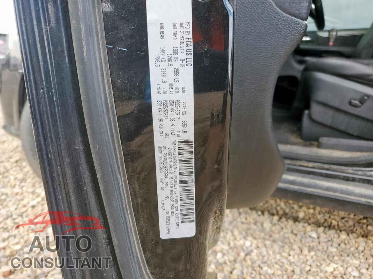 DODGE CARAVAN 2019 - 2C4RDGEG3KR536041
