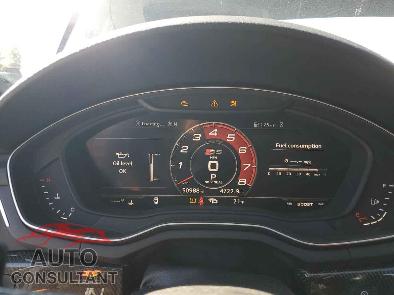 AUDI S5/RS5 2018 - WAUR4AF58JA011356