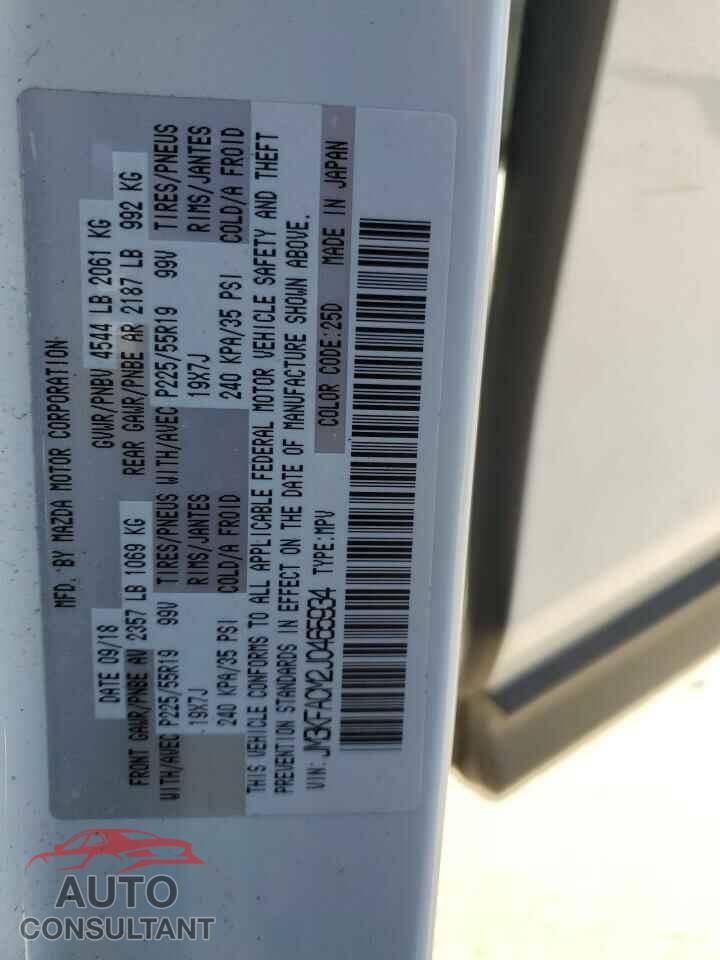 MAZDA CX-5 2018 - JM3KFACM2J0465934