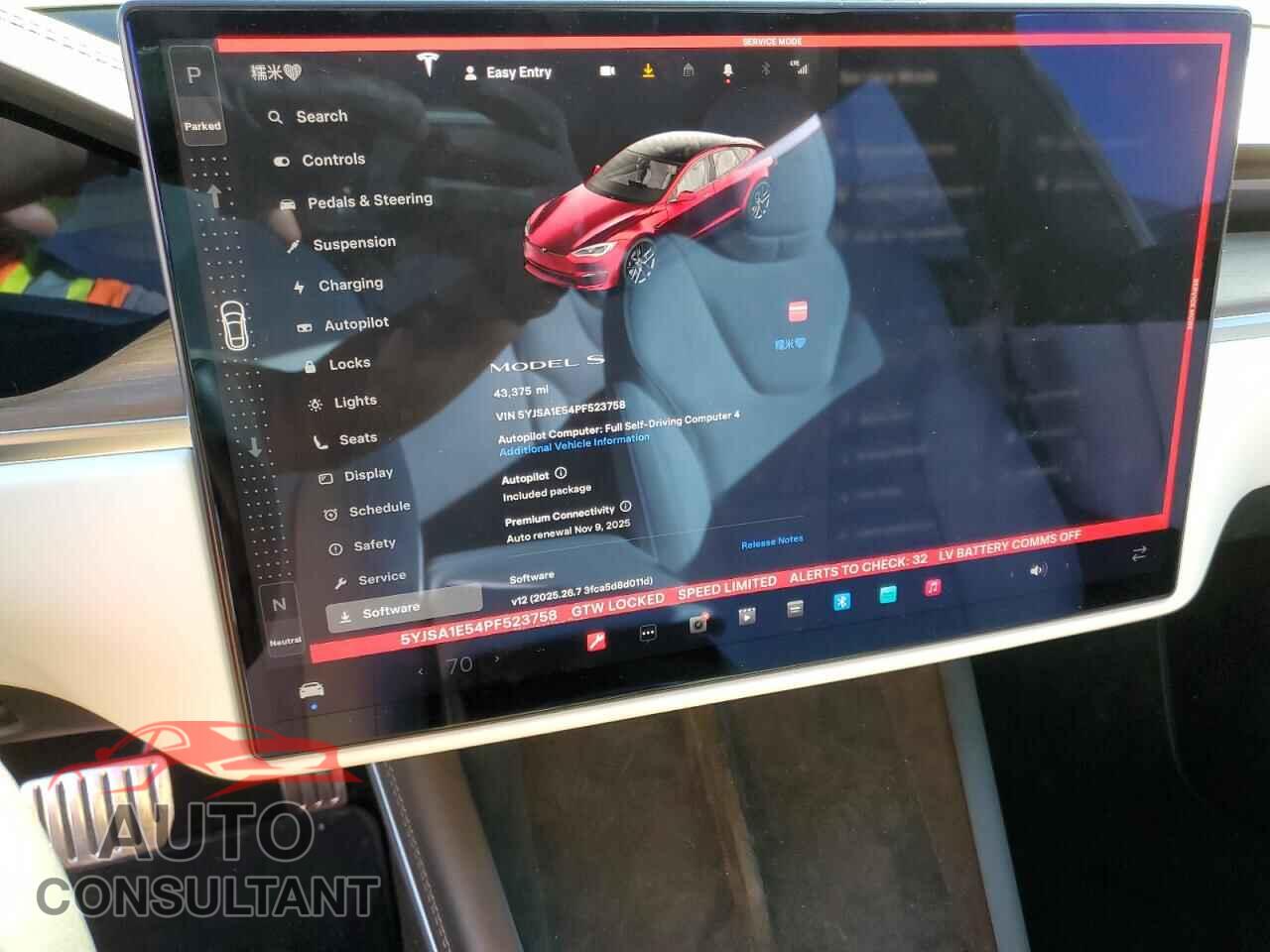 TESLA MODEL S 2023 - 5YJSA1E54PF523758