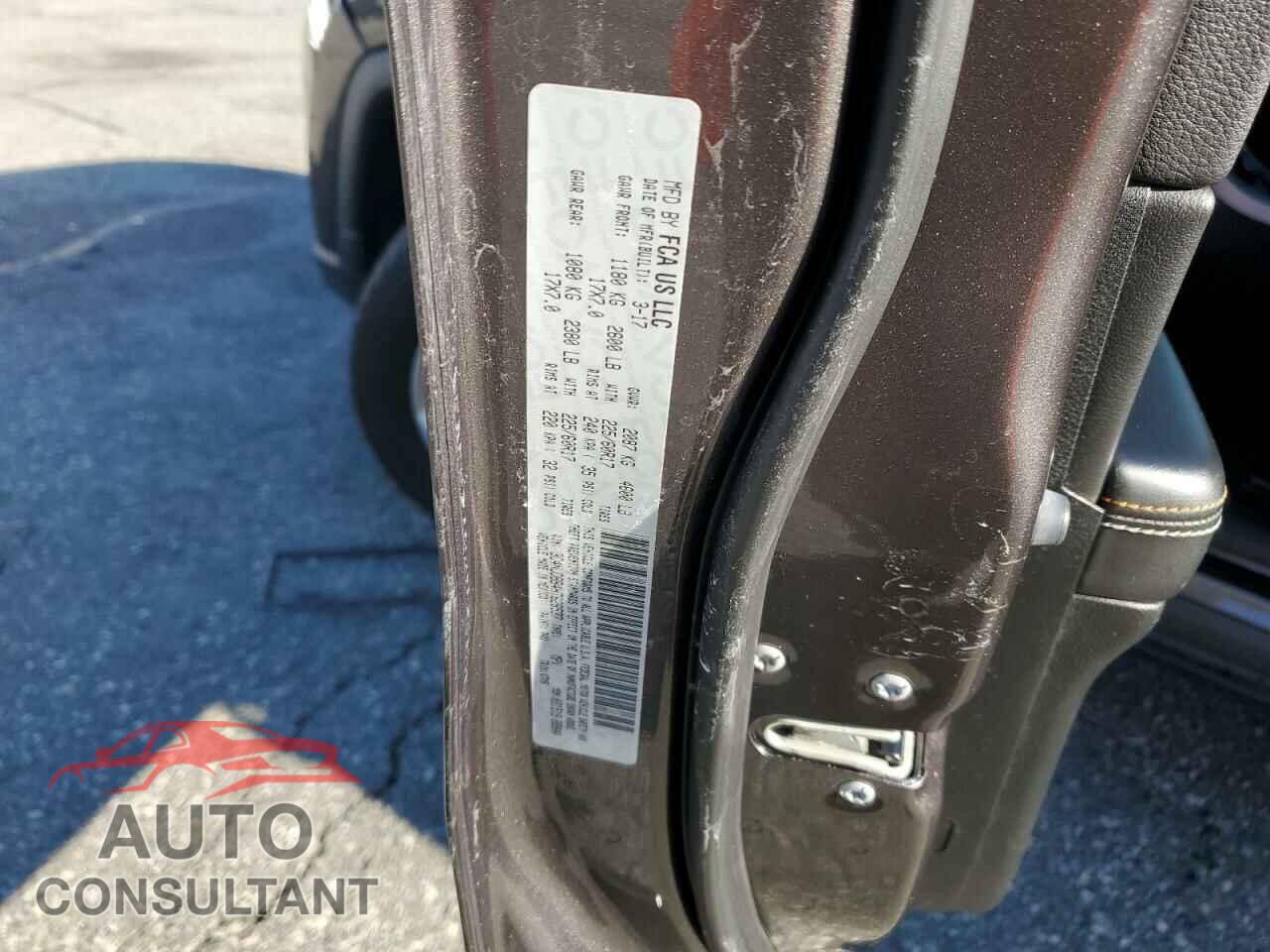 JEEP COMPASS 2017 - 3C4NJDBB4HT628537