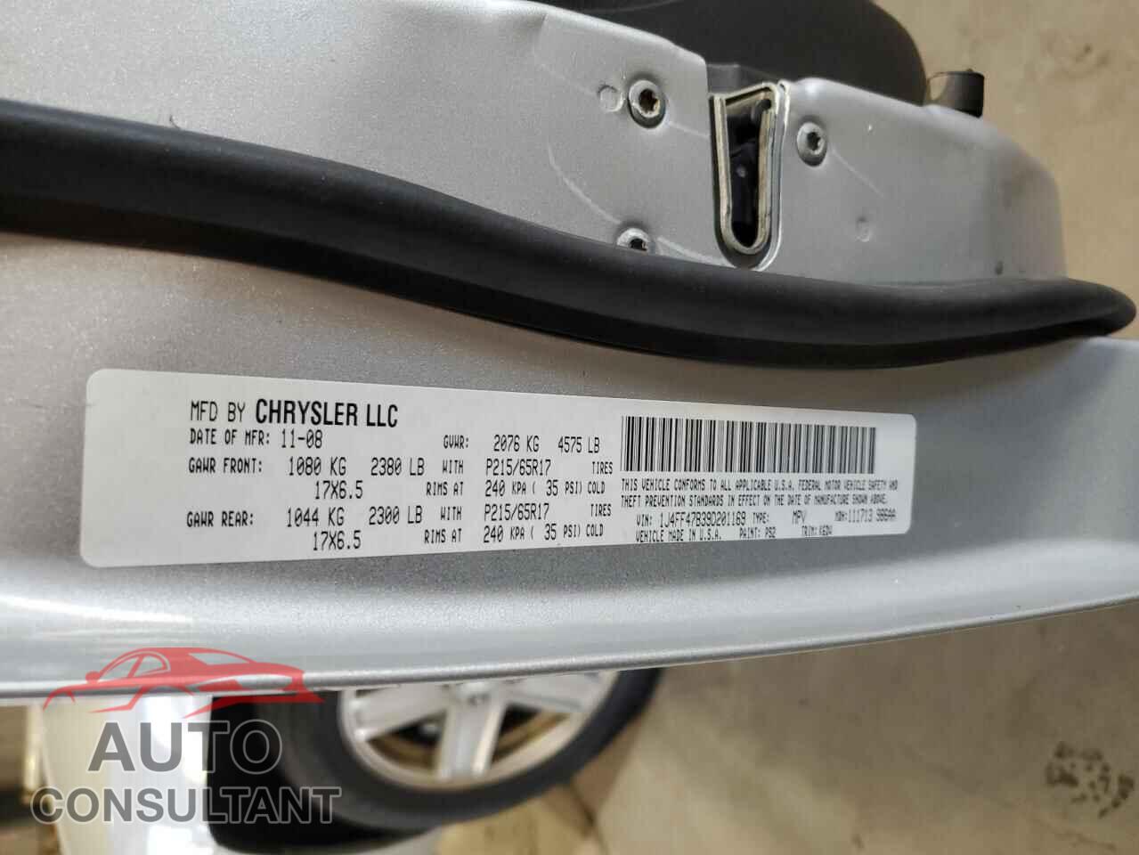 JEEP COMPASS 2009 - 1J4FF47B39D201169