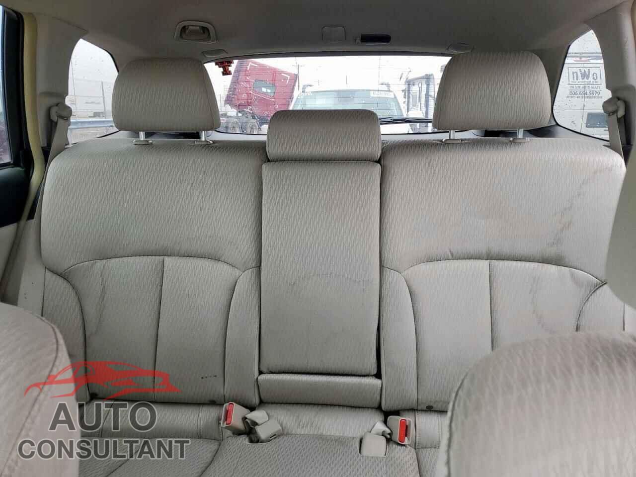 SUBARU OUTBACK 2012 - 4S4BRBCC8C3230951