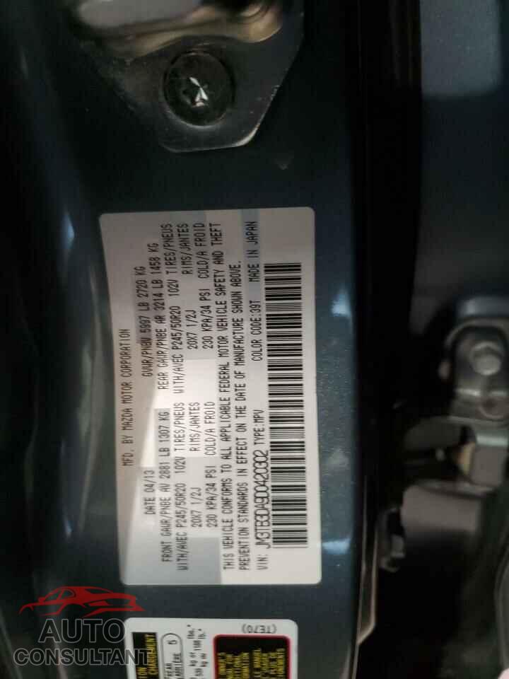 MAZDA CX-9 2013 - JM3TB3DA9D0420302