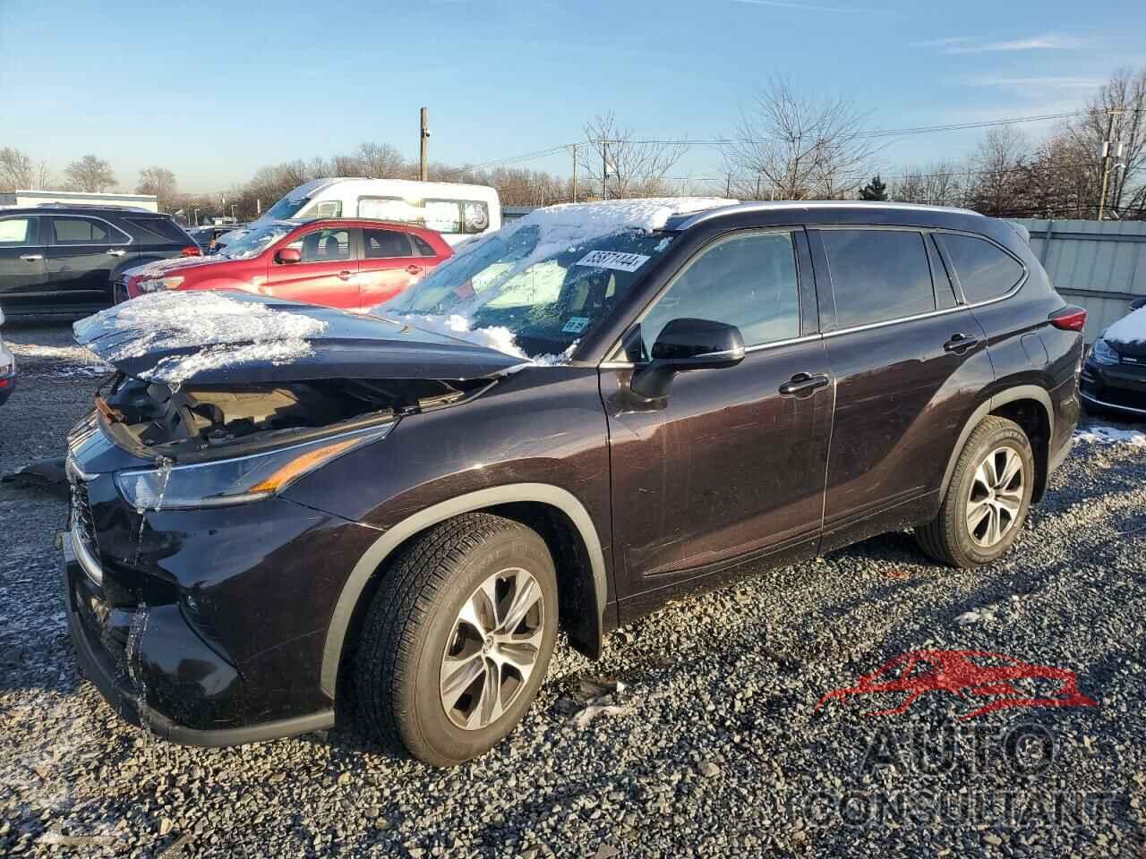 TOYOTA HIGHLANDER 2021 - 5TDGZRBH7MS058637