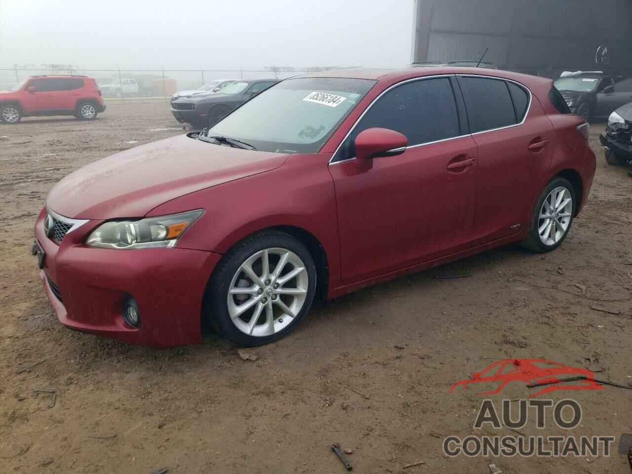 LEXUS CT 200 2012 - JTHKD5BH5C2097202