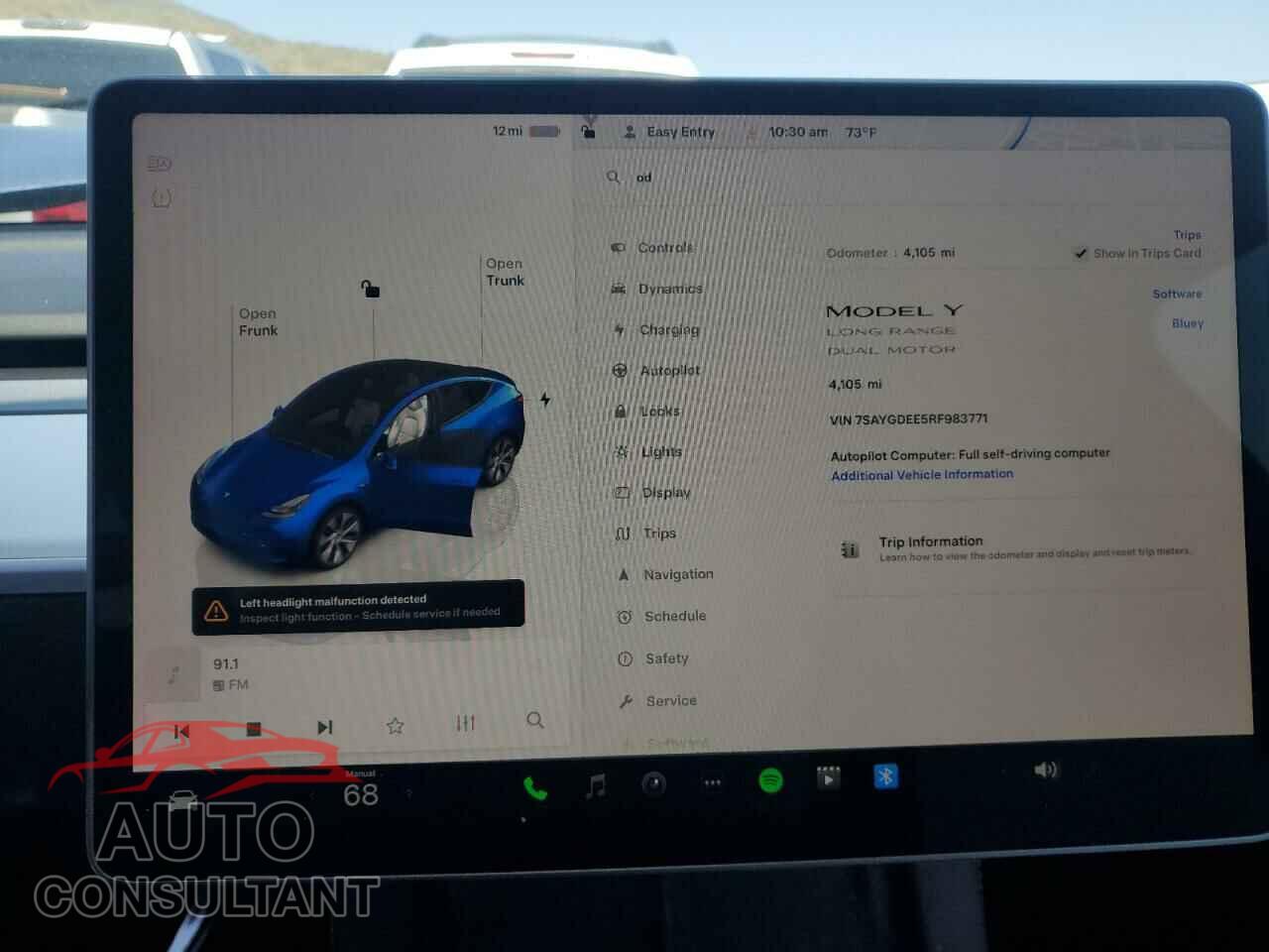 TESLA MODEL Y 2024 - 7SAYGDEE5RF983771