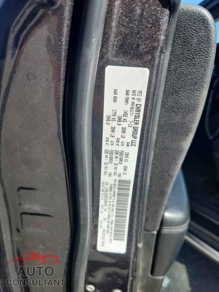 DODGE DURANGO 2013 - 1C4RDJAG8DC696429