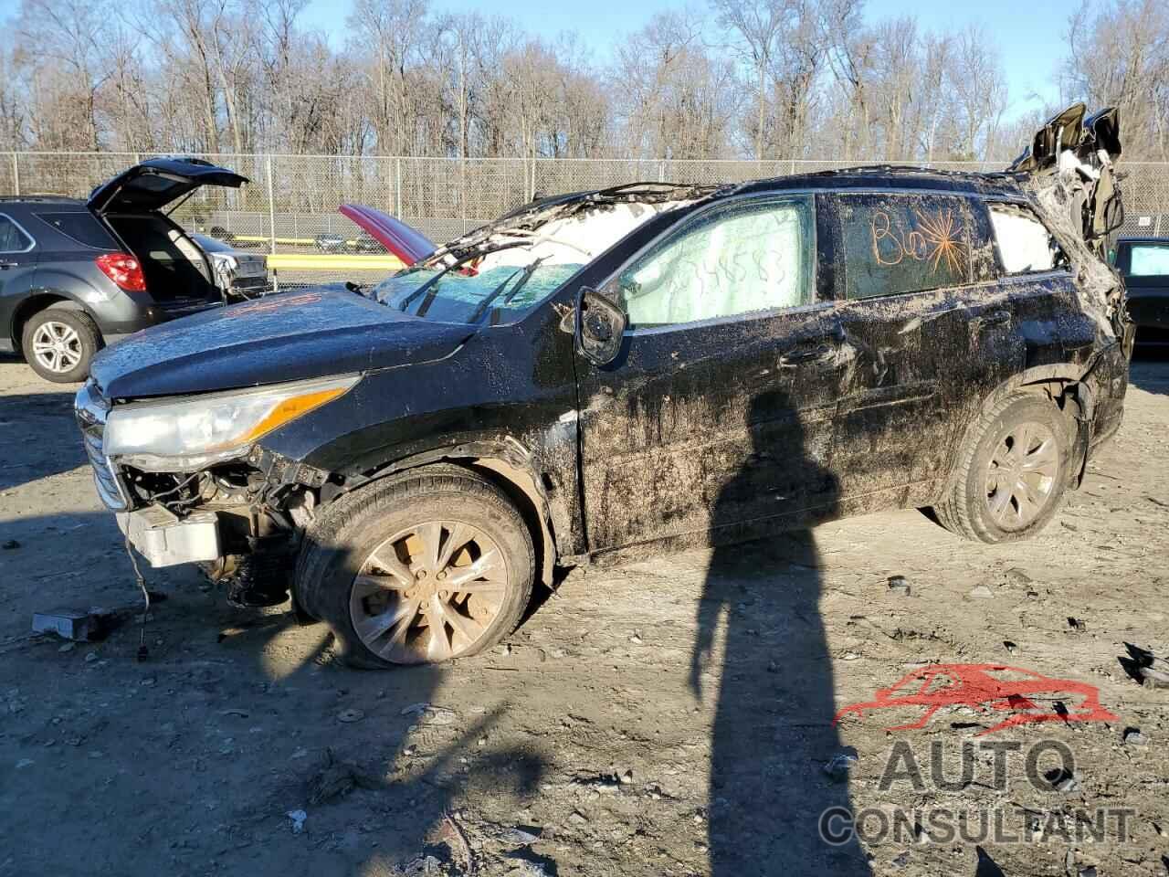 TOYOTA HIGHLANDER 2015 - 5TDJKRFH5FS147825