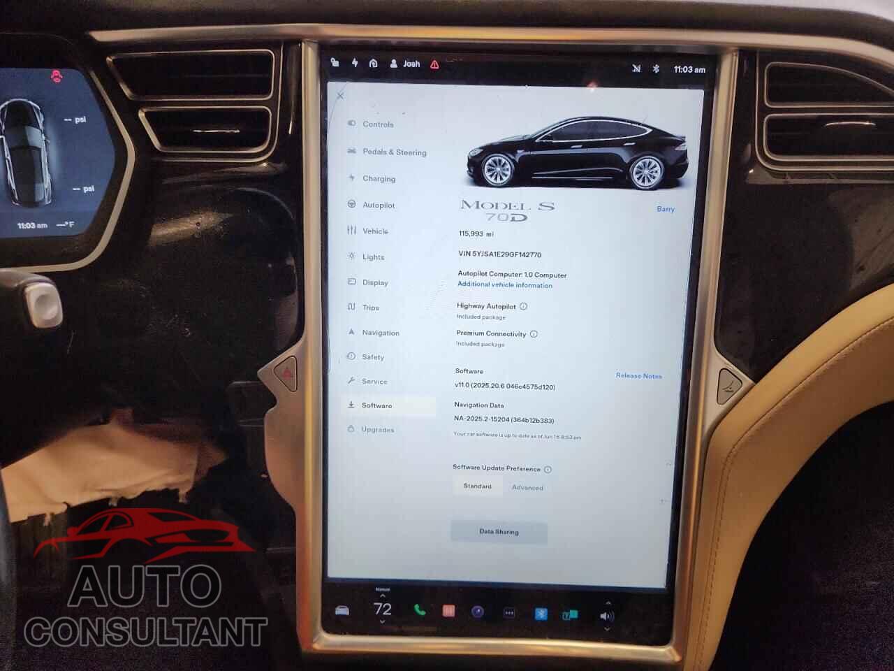 TESLA MODEL S 2016 - 5YJSA1E29GF142770