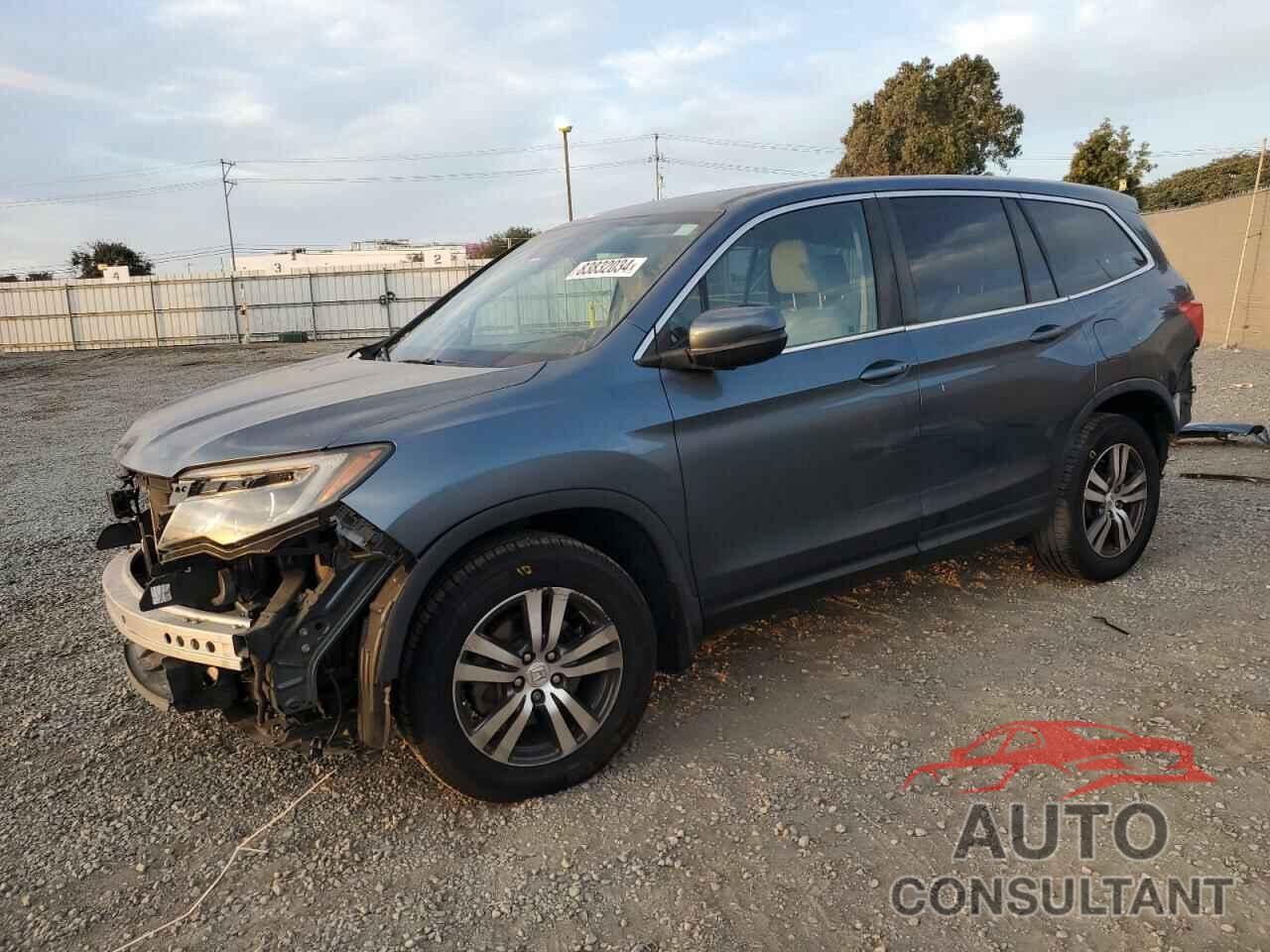 HONDA PILOT 2017 - 5FNYF6H66HB032137