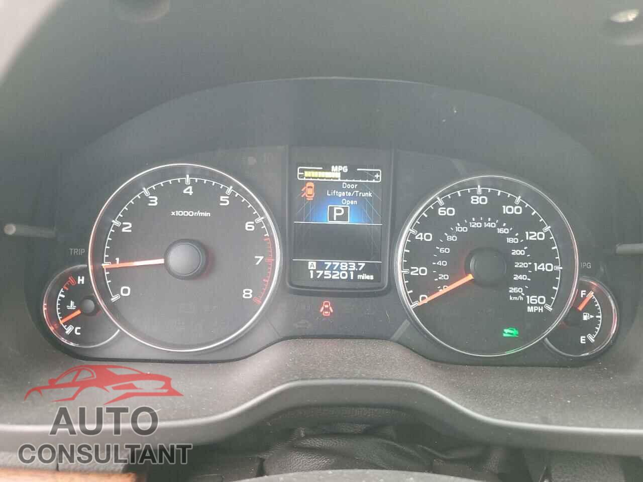 SUBARU OUTBACK 2013 - 4S4BRDLC2D2209967