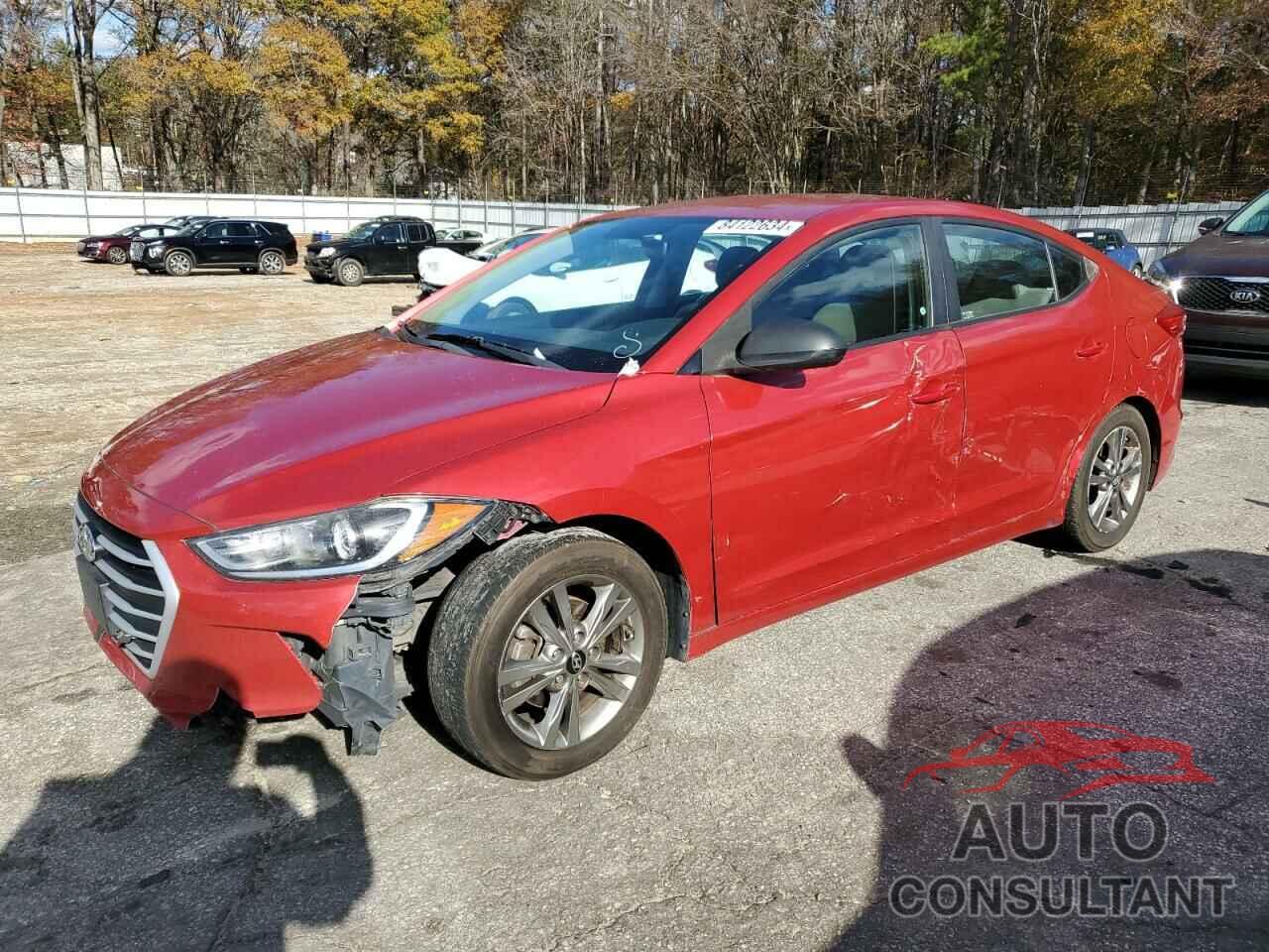 HYUNDAI ELANTRA 2018 - 5NPD84LF7JH305050