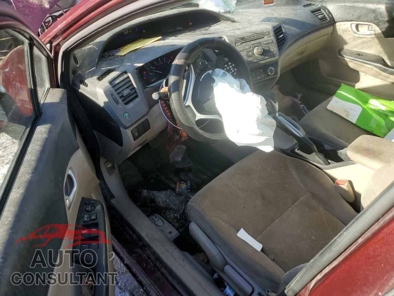 HONDA CIVIC 2012 - 2HGFB2F81CH509013