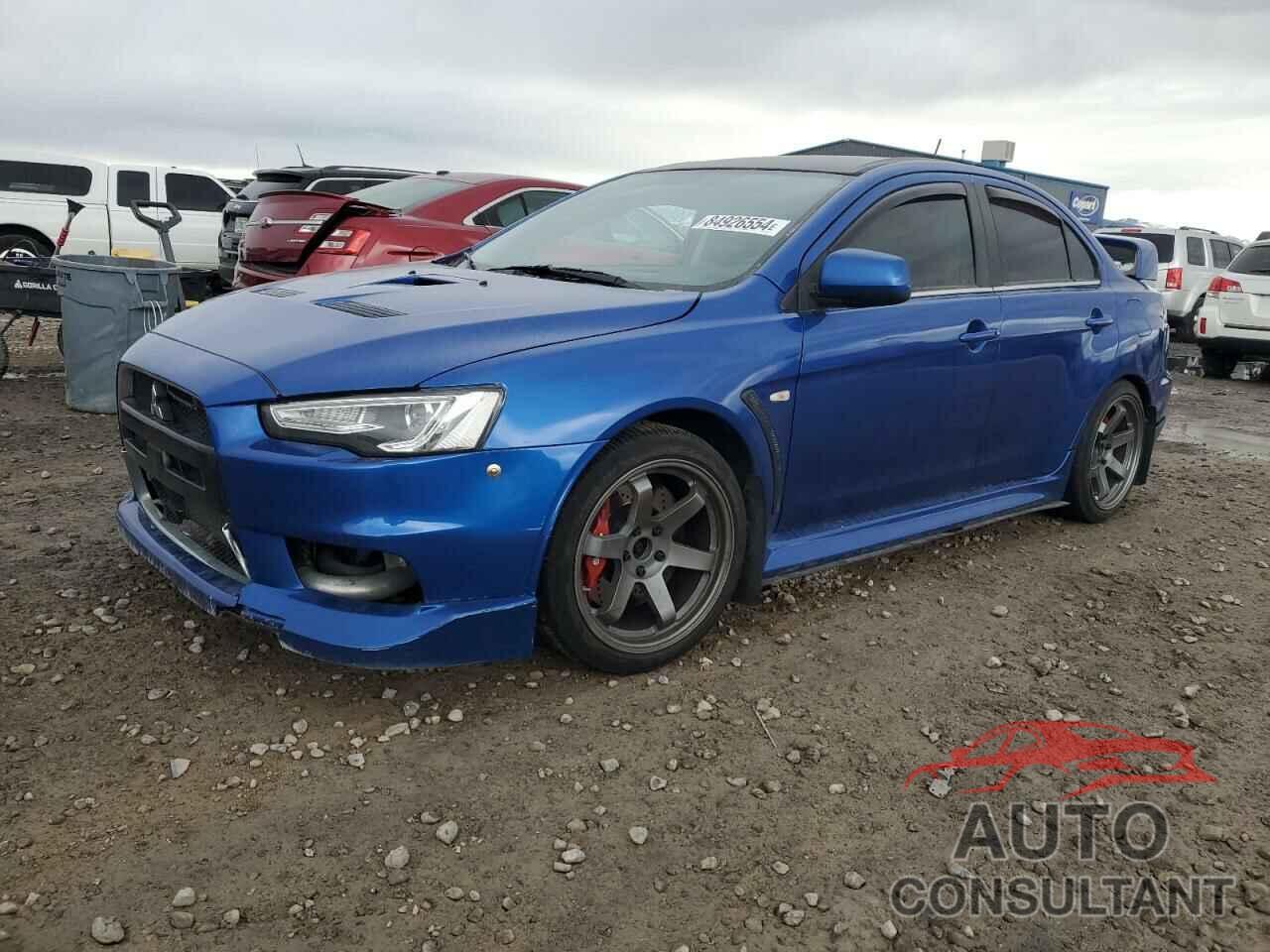 MITSUBISHI EVO 2008 - JA3AW86V38U049989