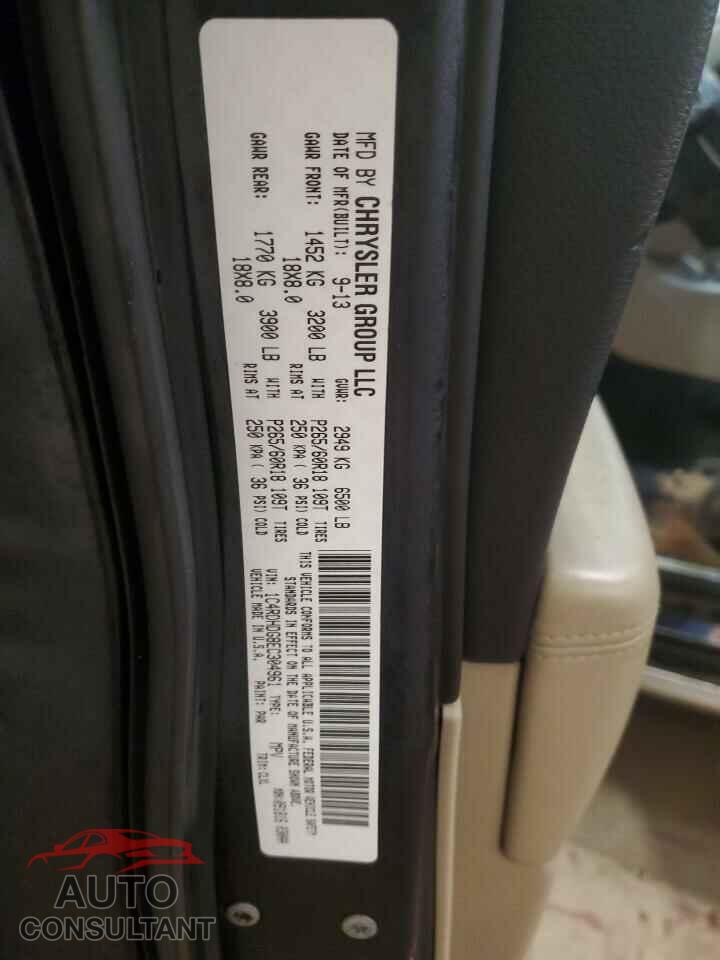 DODGE DURANGO 2014 - 1C4RDHDG8EC304961