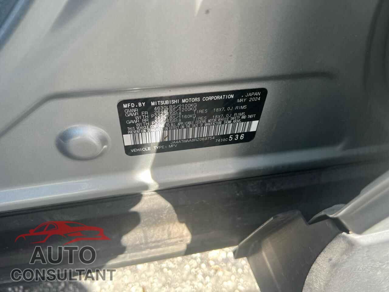 MITSUBISHI ECLIPSE 2024 - JA4ATWAA8RZ069754