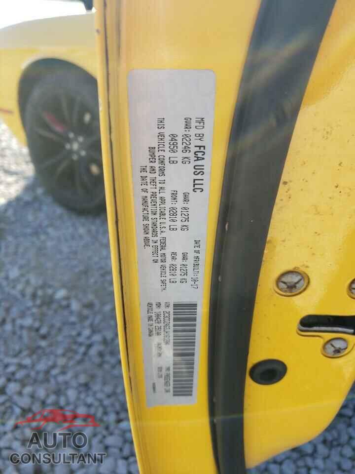 DODGE CHALLENGER 2018 - 2C3CDZAG3JH161204