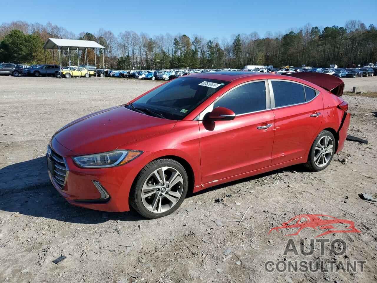 HYUNDAI ELANTRA 2017 - 5NPD84LFXHH036312