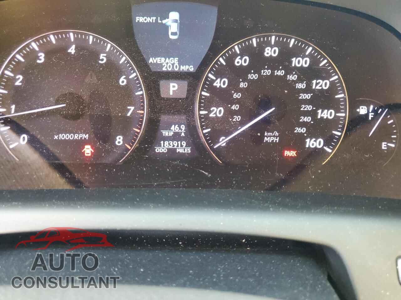 LEXUS LS460 2011 - JTHCL5EF2B5010922