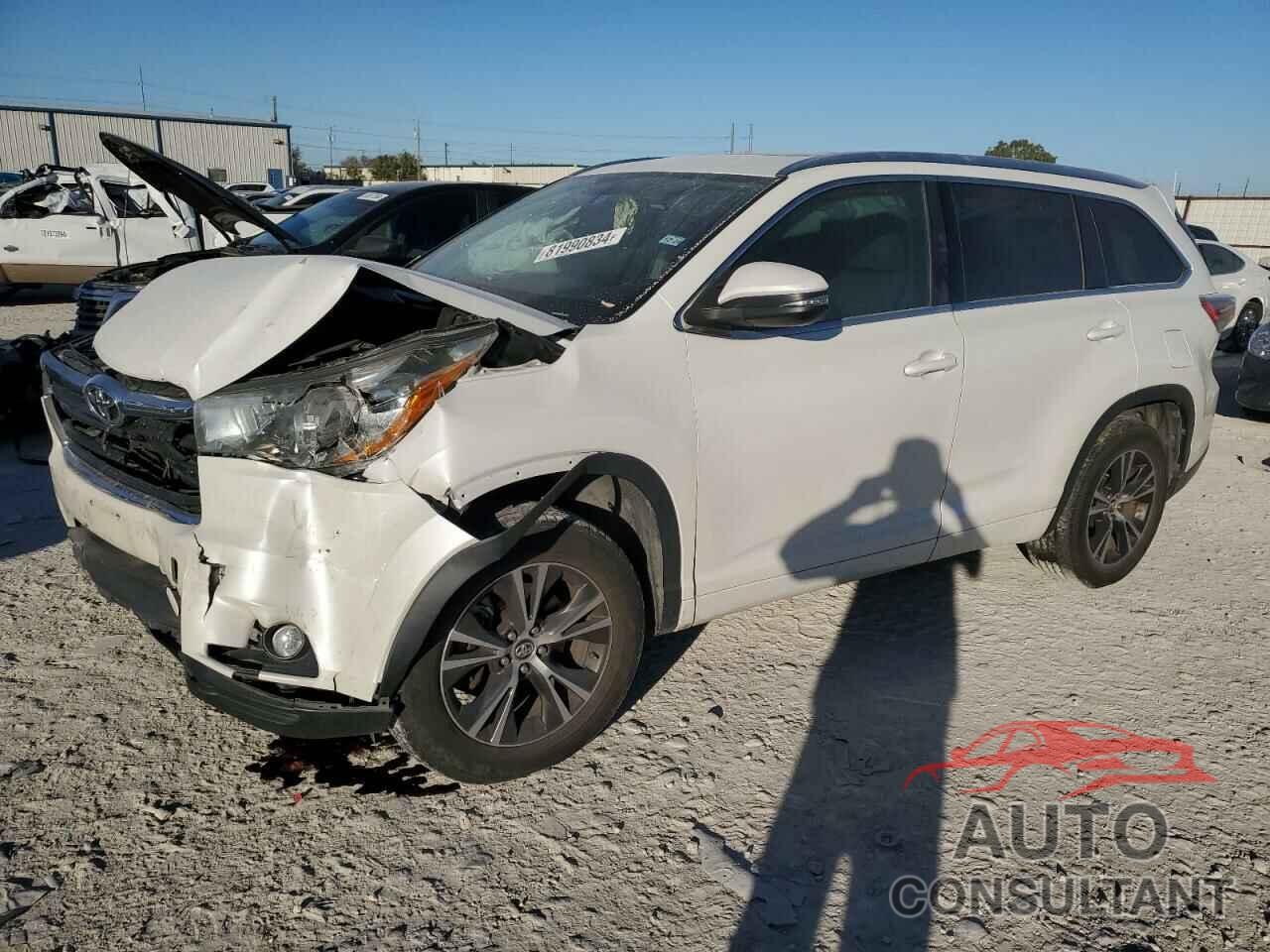 TOYOTA HIGHLANDER 2016 - 5TDKKRFH1GS506531