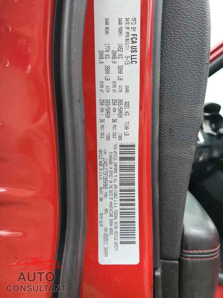 DODGE DURANGO 2015 - 1C4SDJCT5FC850965