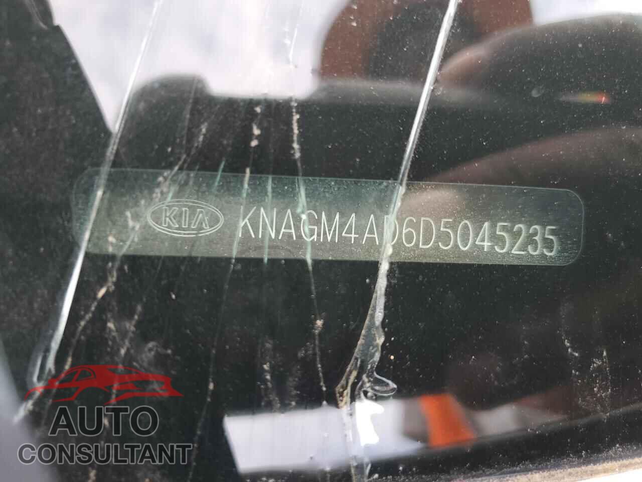 KIA OPTIMA 2013 - KNAGM4AD6D5045235